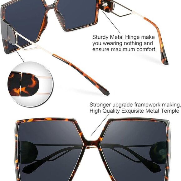 Excellent leopard women's sunglasses - Picture 6 of 6